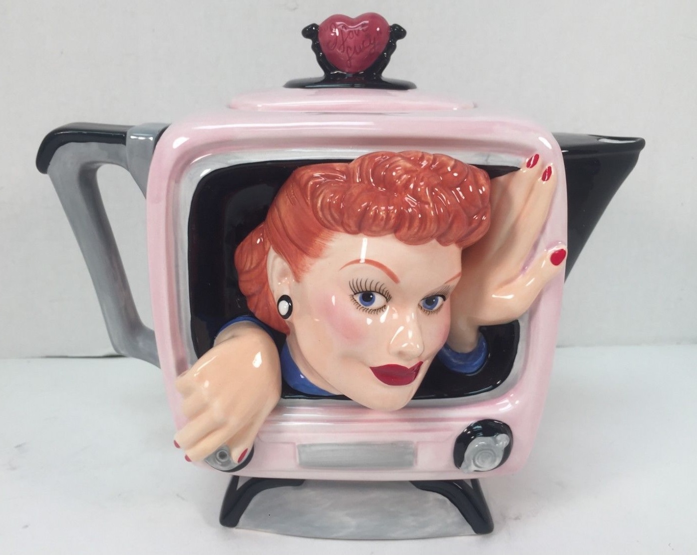 I Love Lucy 3D Ceramic TV Teapot